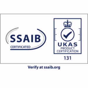 A logo for SSAIB Certifification